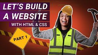 Build a responsive website from scratch with HTML amp CSS  Part 1 Navigation bar [upl. by Caron38]