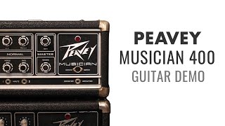 1970s Peavey Musician 400 Guitar Amp Sound Demo  Classic Rock to Doom and Sludge [upl. by Deloria]