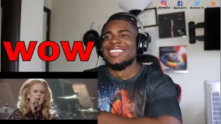 IM BLOWN AWAY Adele  Set Fire To The Rain LIVE REACTION [upl. by Nawuj971]