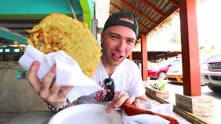 TROPICAL Puerto Rican STREET FOOD TOUR  Piñones Puerto Rico [upl. by Abbate]