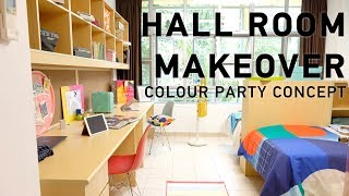 Dorm room makeovers Colour party at Hall 16 [upl. by Kauppi]