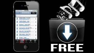 How to Download FREE Music on iPhone 5 4S 4 3GS [upl. by Isbella]