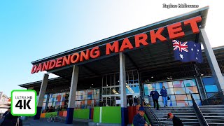 【4K Walking】Dandenong Market  Melbourne Australia [upl. by Noirred664]