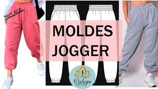 COMO HACER PANTALÓN JOGGER DAMA APRENDE MUY FÁCIL  MOLDES GRATIS [upl. by Leunammi654]