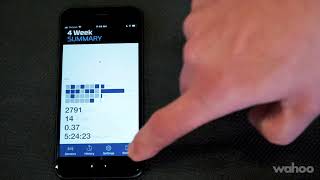 How Do I Use the Wahoo Fitness App for iOS  KICKR amp SNAP Indoor Trainers [upl. by Tj]