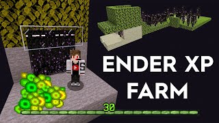 Minecraft Enderman XP Farm  Easy Tutorial and Very Effective  120 [upl. by Riva]