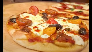 Easy Pita Bread Pizza  Christine Cushing [upl. by Ettie]