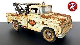 1960s Tonka Tow Truck Restoration  AA Wrecker [upl. by Aziza]