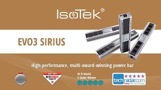 IsoTek  EVO3 Sirius Power Bar [upl. by Akinehc]