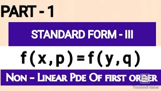 Non Linear Partial Differential Equations [upl. by Nevaj]