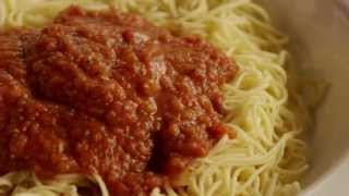 How to Make Quick Spaghetti Sauce  Pasta Recipes  Allrecipescom [upl. by Anircam]