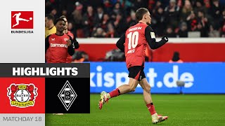 Unstoppable Wirtz Scores Twice  Bayer 04 Leverkusen  Borussia Mgladbach 31  Highlights  MD 18 [upl. by Hunger]