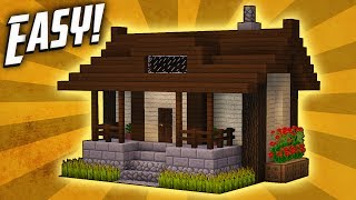 Minecraft How To Build A Small Survival House Tutorial 5 [upl. by Other]