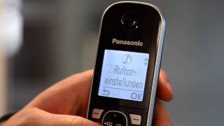 Panasonic Mobilteil an Basis anmelden [upl. by Nauqram23]