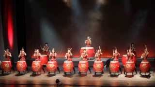 Manao Drums of China Power Girls [upl. by Thea329]