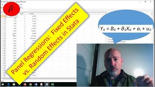 Stata Tutorial Basic Panel Regression [upl. by Yraeht834]