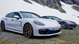 Porsche Panamera Turbo Sport Turismo vs Ferrari GTC4Lusso V12  Top Gear Series 26 [upl. by Monahon]