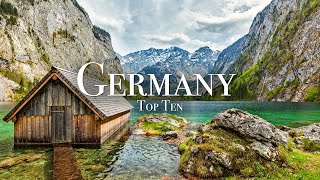 Top 10 Places To Visit In Germany  4K Travel Guide [upl. by Lleuqar]