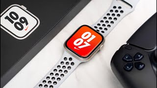 Apple Watch SERIES 7 NIKE EDITION  REVIEW [upl. by Bullough]