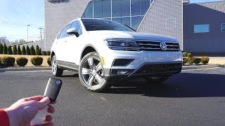 2019 Volkswagen Tiguan SEL Premium Start Up Test Drive Walkaround and Review [upl. by Arbmahs]