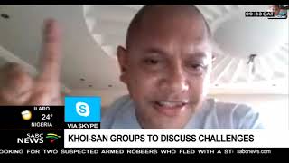 Khoisan groups to discuss challenges [upl. by Nedgo]