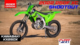 2022 250F OffRoad Shootout  Kawasaki KX250X [upl. by Trebma]