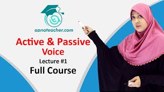 Lecture 1 Active amp Passive Voice  Basic Concepts  English Grammar [upl. by Fisk]