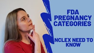 PREGNANCY FDA MEDICATION CATEGORIES [upl. by Enair]