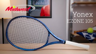 Yonex EZONE 105 Racquet Review  Midwest Sports [upl. by Anma]