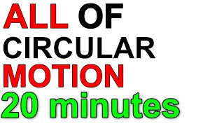 A Level Physics Revision All of Circular Motion in under 20 minutes [upl. by Enillebyam354]