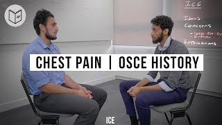 Chest Pain  OSCE history taking for Medical Students  Drs Manual [upl. by Annawik]