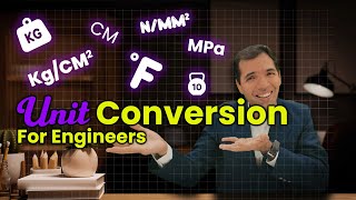 Unit Conversion  For Engineers density stress weight force pressure [upl. by Sieracki]