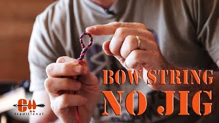 Make a Flemish Twist Bow String  NO JIG [upl. by Isolda]