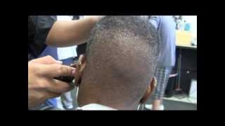 Extremely short Womens shaved buzz clipper haircut video [upl. by Larkin]