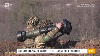 Guerra Russia Ucraina tutte le armi del conflitto  Unomattina  28032022 [upl. by Clemmie326]