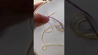 How to  Couching Stitch [upl. by Okimuy]