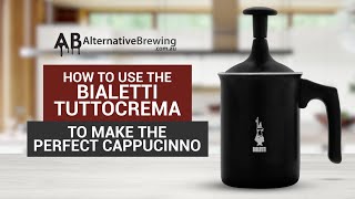 How to Use the Bialetti Tuttocrema Milk Frother [upl. by Haral]