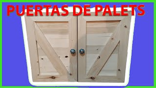 ♻️ Aprende ahora cómo Crear tus PUERTAS con PALETS Fácil [upl. by Mclaughlin]