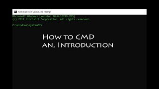 Command Prompt Basics How to use CMD [upl. by Haraj]