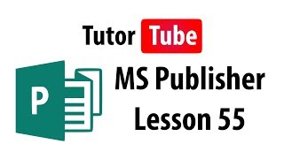 MS Publisher Tutorial  Lesson 55  Commercial Printing [upl. by Feingold]