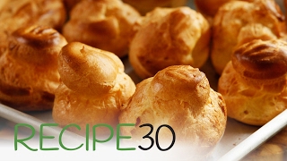 How to make perfect Choux Pastry  By RECIPE30com [upl. by Assilak797]