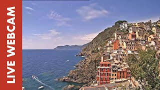 Webcam Live Riomaggiore SP  Cinque Terre [upl. by Yorke]