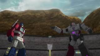 Transformers Combiner Wars Optimus Prime vs Megatron [upl. by Tehcac]