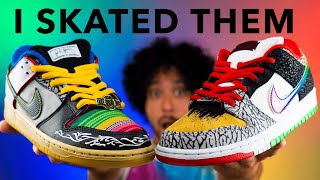 Nike SB Dunk What The Paul Shoe Review amp Wear Test [upl. by Leirbaj]