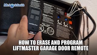 How to Erase and Program Liftmaster Garage Door Remote 604 7576557 [upl. by Zobias]