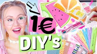 UNTER 1€ DIYs amp HACKS für die Schule Uni Schreibtisch  ViktoriaSarina [upl. by Sonia]