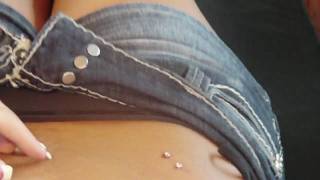 hip piercingmicro dermal anchors [upl. by Hibbs]