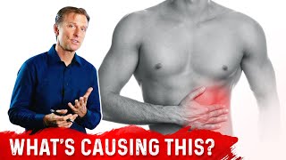 Left Side Abdominal Pain Under Ribs – Causes amp Remedies Covered by Dr Berg [upl. by Aitetel]