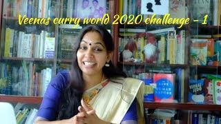 Veenas curry world 2020 challenge  1  Cooking petals by subila [upl. by Ecirad]