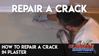 How to repair a crack in plaster [upl. by Neraa]